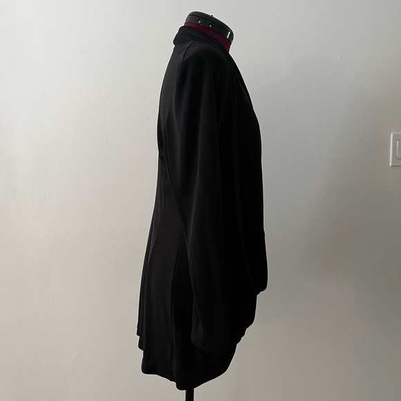 Miu Miu vintage drapey black open-front blazer - Picture 8 of 11